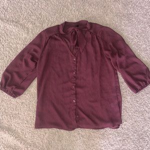Burgundy Blouse